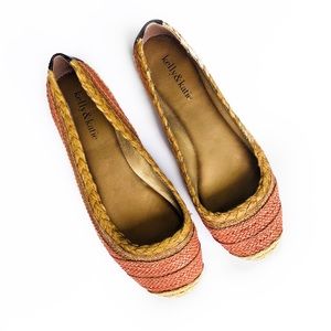 Kelly and Katie multicolor woven flats 💗🌸